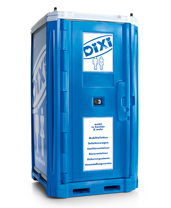 DIXI ® Plus Toilettenkabine Das "Original" DIXI Klo Mobile Toilette mit Pluspunkten, Mobile